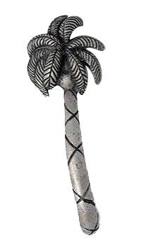 5" Centers Vertical Palm Tree Pull in Bronze
