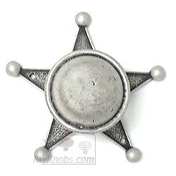 Western Star with Knob in Bronze