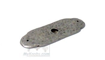 Hammered Small Backplate in Oil Rubbed Bronze