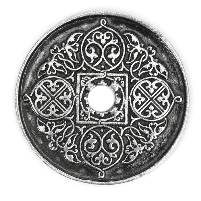Large Round Backplate in Chalice