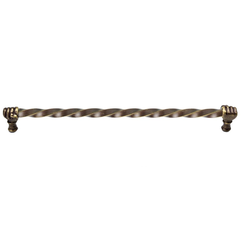 Fist 22" Center Long Pull in Antique Brass