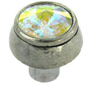 Round Knob w/ Swarovski Crystals in Chalice