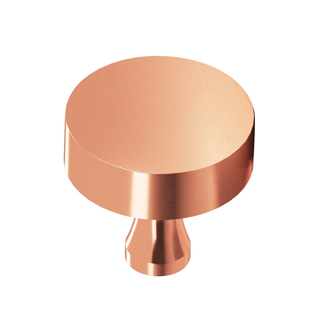 1 1/4" Diameter Knob In Satin Copper