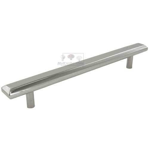 6" Centers Beveled Appliance Pull in Polished Nickel