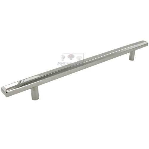 10" Centers Beveled Appliance Pull in Polished Nickel