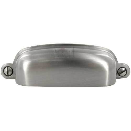 3 1/2" Front Mount Cup Pull in Nickel Stainless