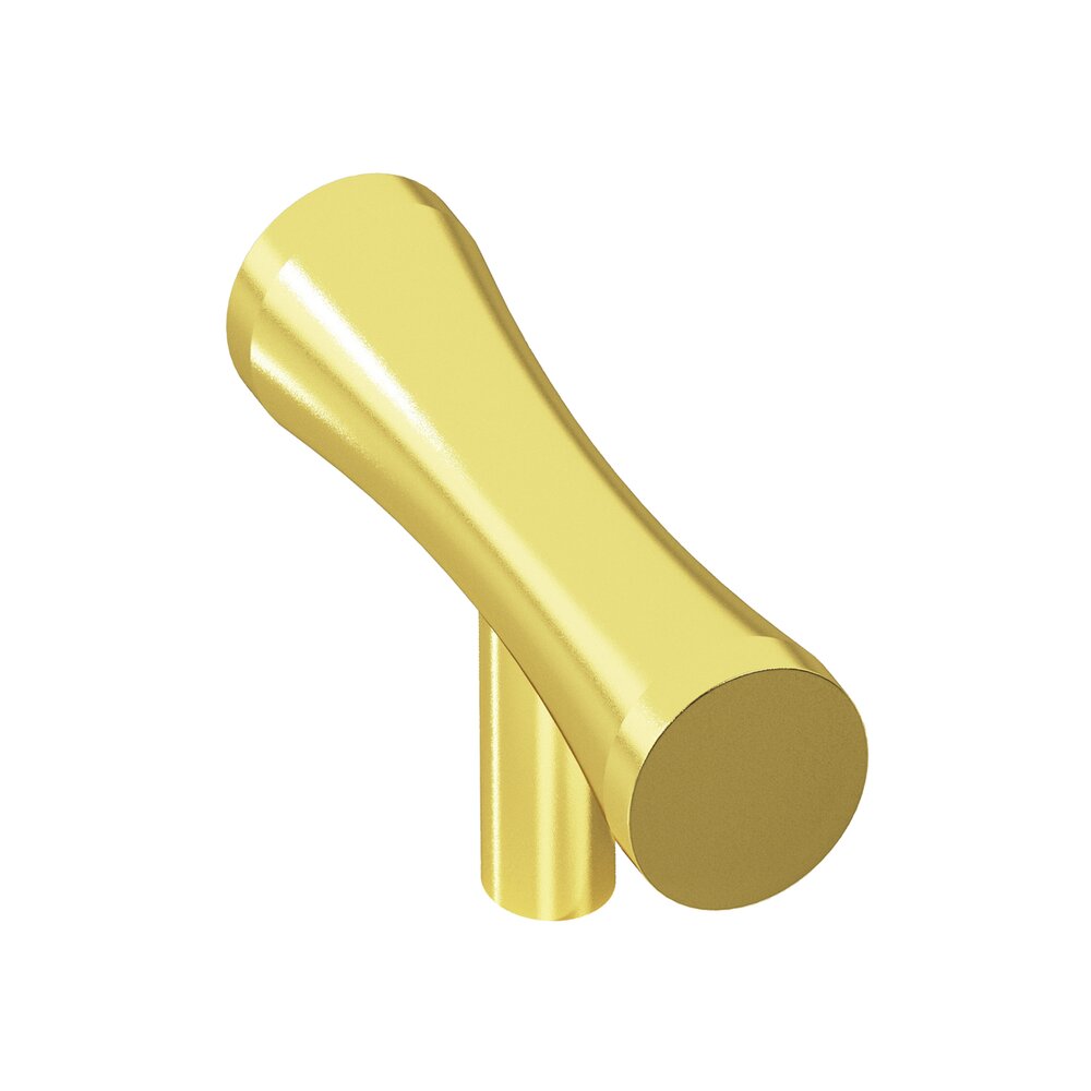 2" Long Knob In French Gold