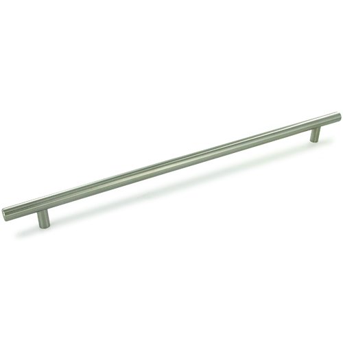 Stainless Steel 11 3/8" Centers European Bar Pull in Brushed Stainless Steel