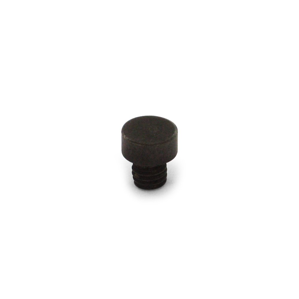 Solid Brass Button Tip Cabinet Hinge Finial (Sold Individually) in Oil Rubbed Bronze