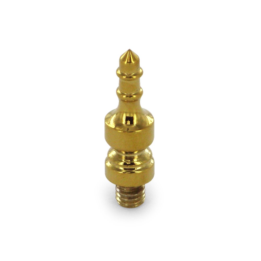 Solid Brass Urn Tip Cabinet Hinge Finial (Sold Individually) in PVD Brass