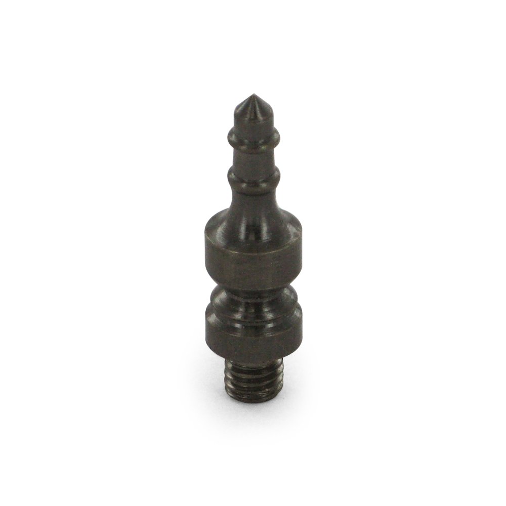 Solid Brass Urn Tip Cabinet Hinge Finial (Sold Individually) in Antique Nickel