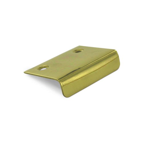 Solid Brass 2" x 1 1/2" Drawer, Cabinet and Mirror Pull in Polished Brass