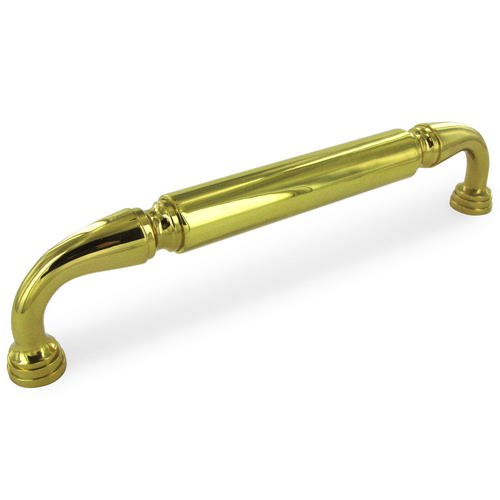 Solid Brass 10" Centers Door Pull in Polished Brass