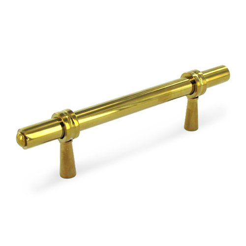 Solid Brass 4 3/4" Long Adjustable Handle in PVD Brass