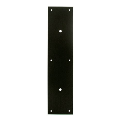 Solid Brass 15" Long Backplate for 8" Centers Door Pull in Oil Rubbed Bronze