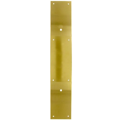 Solid Brass 20" Long Backplate for 10" Centers Door Pull in PVD Brass