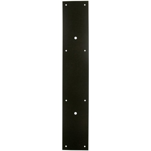 Solid Brass 20" Long Backplate for 10" Centers Door Pull in Oil Rubbed Bronze