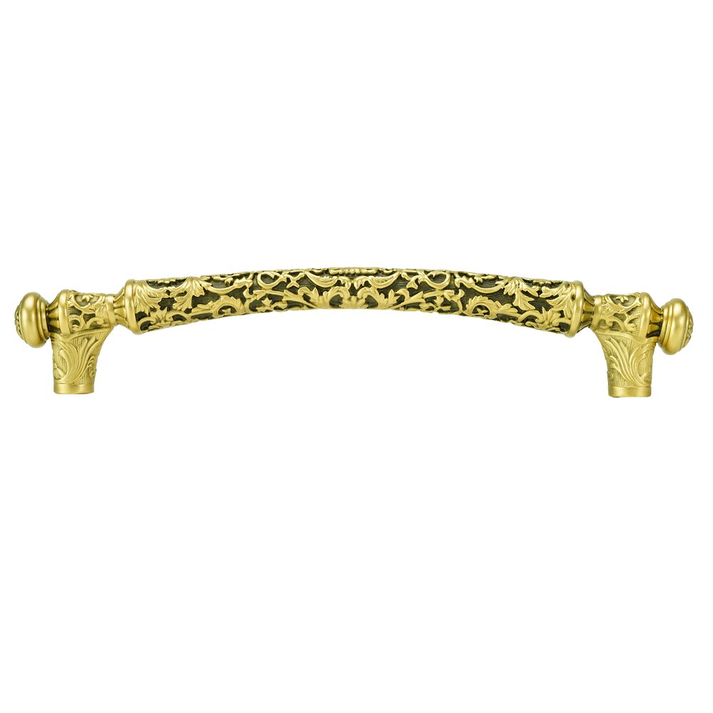 6" Centers Glendale Court Handle in Florentine Gold