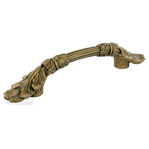 3" Centers Louis XV Handle in Burnished Pewter