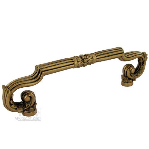 3 1/2" Centers Hollis II Handle in Burnished Brass