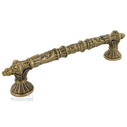 5" Centers Belleview Handle in Burnish Silver