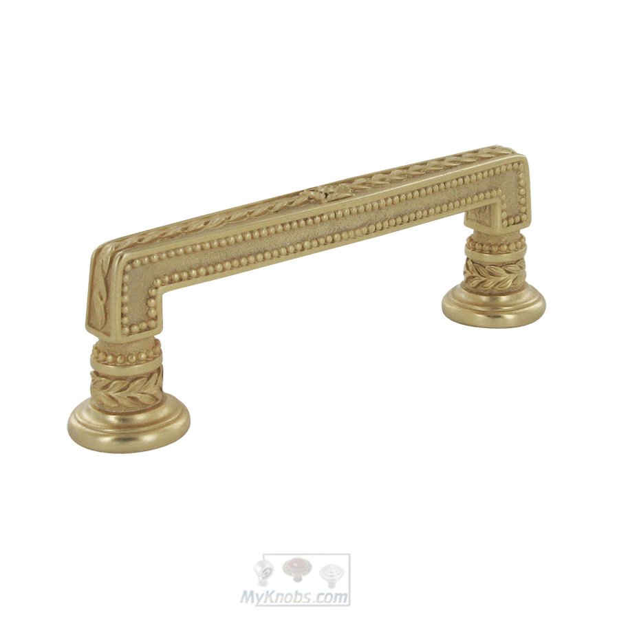 3 1/2" Centers Kingston Handle in Florentine Gold