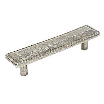 Hammered Edge Pull in Antique Bright Silver