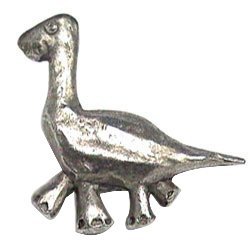Dinosaur Knob in Antique Matte Silver