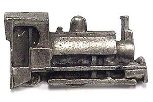 Train Knob in Antique Matte Silver