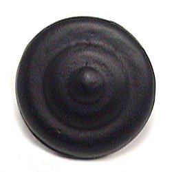 Basic Bold Concentric Knob in Antique Matte Silver
