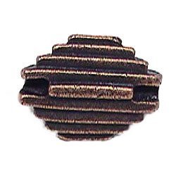 Modern Knob in Antique Matte Copper