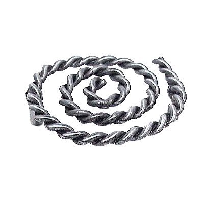 Rope Swirl Pull in Antique Matte Silver