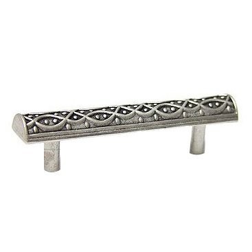 3" (76mm) Medici Weave Handle in Warm Pewter