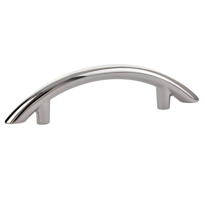 3" Centers Arch Pull in Polished Nickel