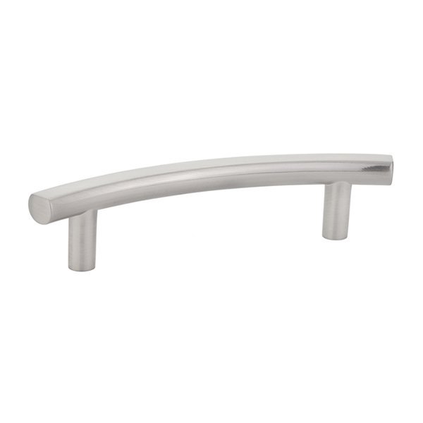 4" Centers T-Curve Bar Pull in Satin Nickel