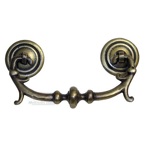 2 3/4" Fancy Handle Bail Pull with Round Rosette