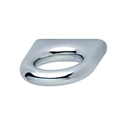 5/8" Centers Finger Pull in Polished Chrome