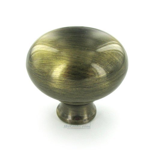 1 1/2" Diameter Hollow Knob in Antique Brass