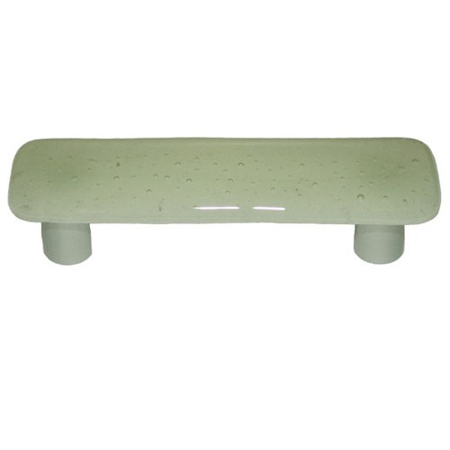 3" Centers Handle in Pine Green Tint with Aluminum base