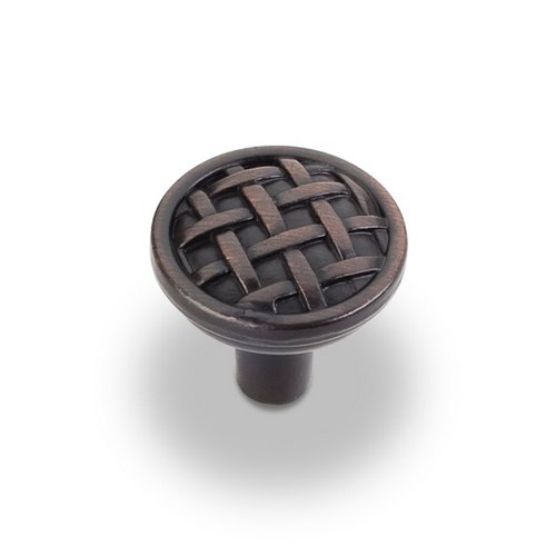 1 5/16" Diameter Braided Knob in Brushed Oil Rubbed Bronze