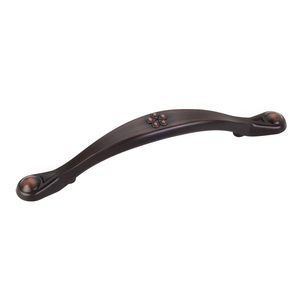 3 3/4" Centers Pull with Teardrop Detail in Brushed Oil Rubbed Bronze