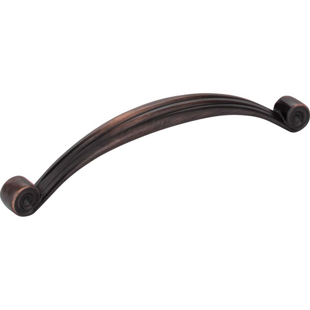 5" Centers Palm Leaf Pull in Brushed Oil Rubbed Bronze