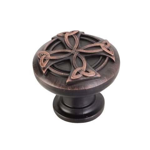 1 3/8" Celtic Knob in Brushed Oil Rubbed Bronze