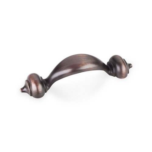 3" Centers Scroll Pull in Brushed Oil Rubbed Bronze