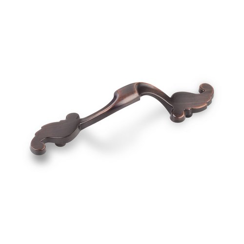 3" Centers Leaf Pull in Brushed Oil Rubbed Bronze