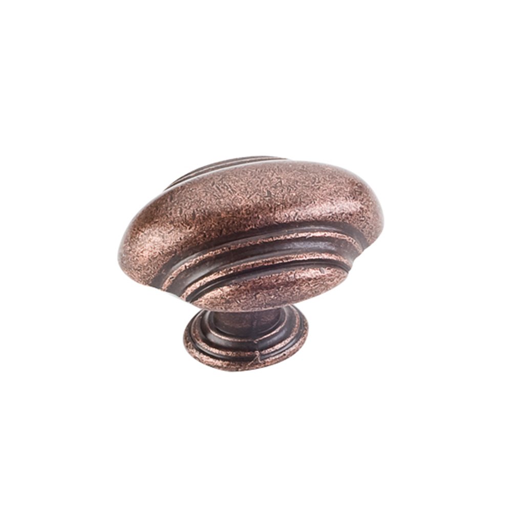1 7/16" Oblong Knob in Distressed Oil Rubbed Bronze