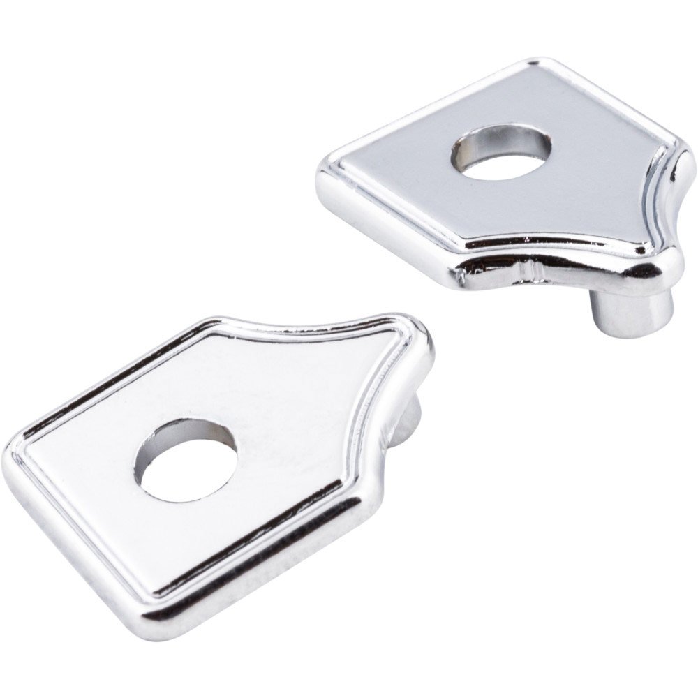 3" to 3 3/4" Transitional Adaptor Backplates in Polished Chrome