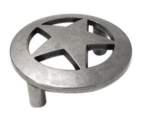 Large Star Pull in Antique Pewter