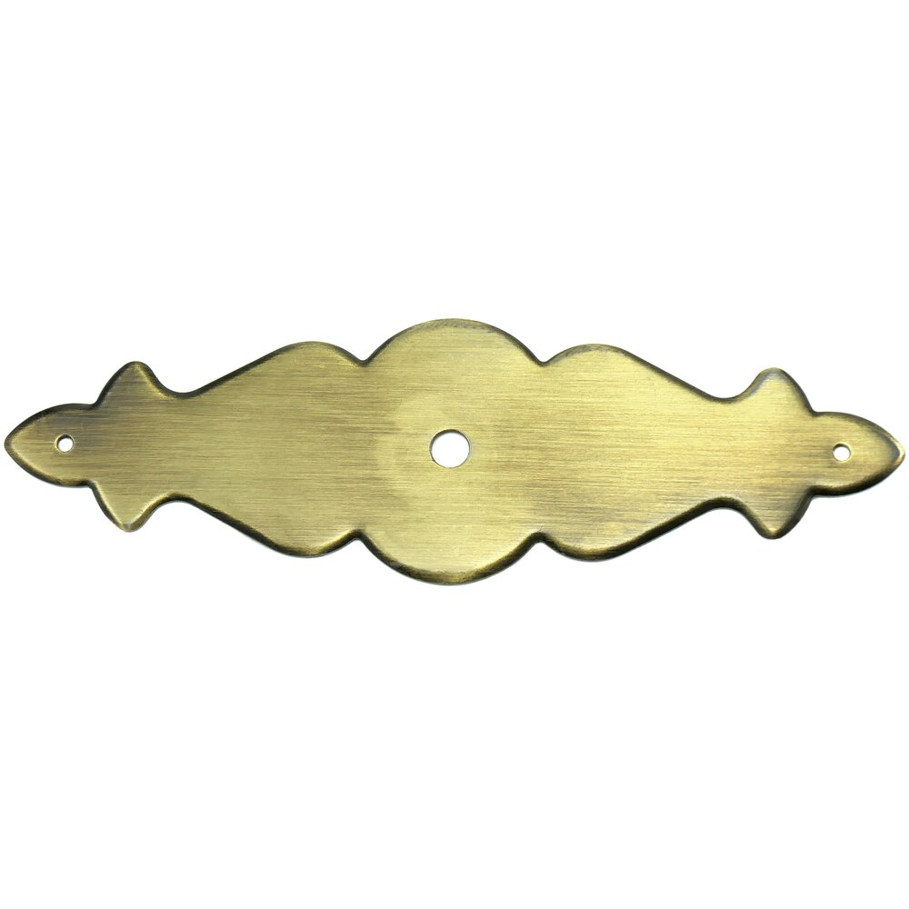 4" x 1" Classic Traditions Backplate in Antique Brass