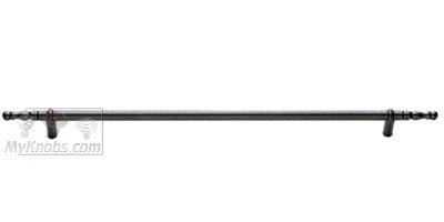 Elegant Bar Pull 15 3/4" (400mm) Centers 20 1/4"O/A in Satin Steel
